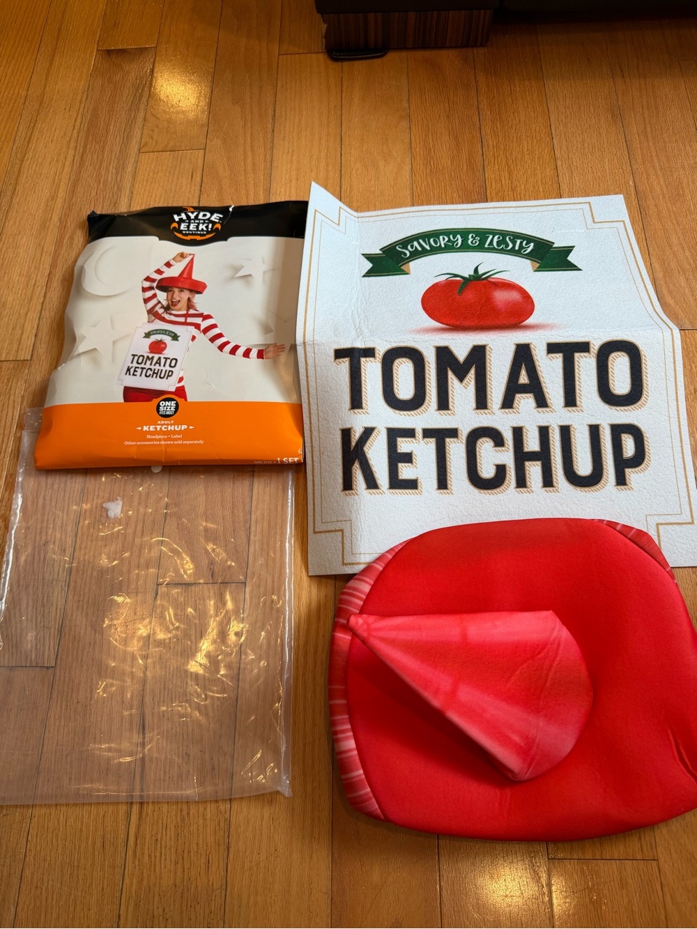 Tomato Ketchup Costume Halloween